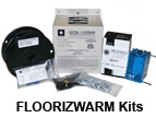 Floorizwarm in floor heating kit