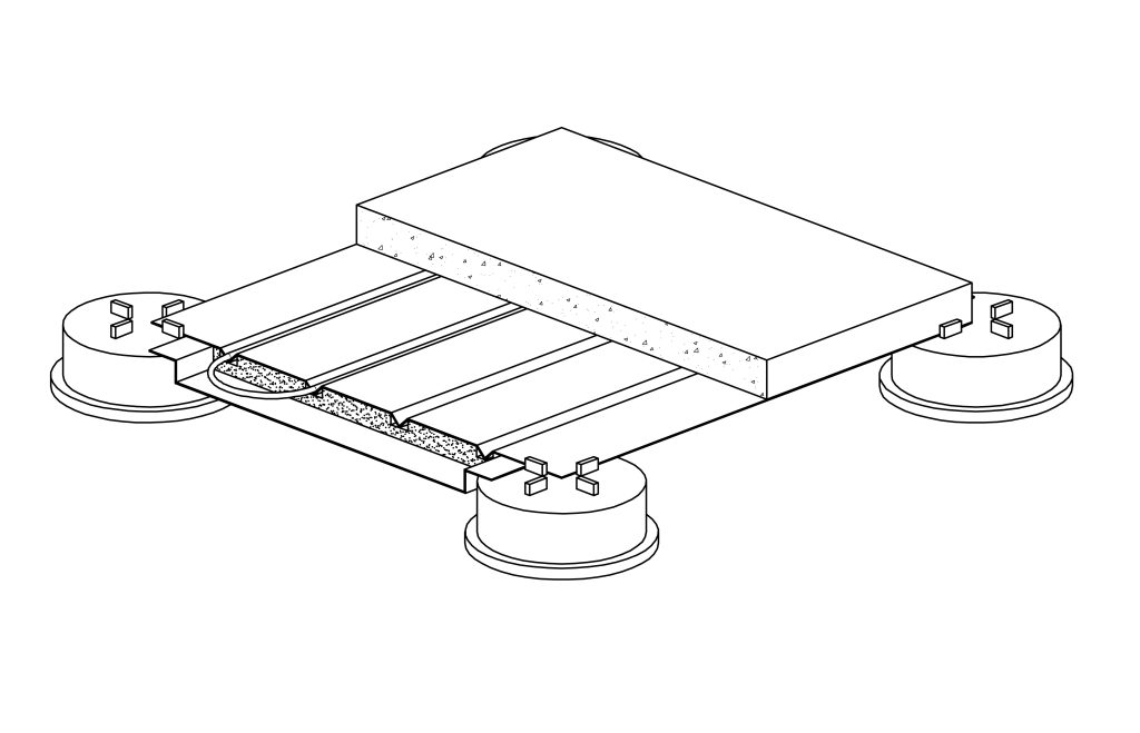 Heatizon's Pedestal Paver Heating System
